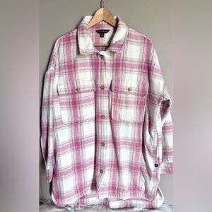 BANANA REPUBLIC  Plaid Shacket